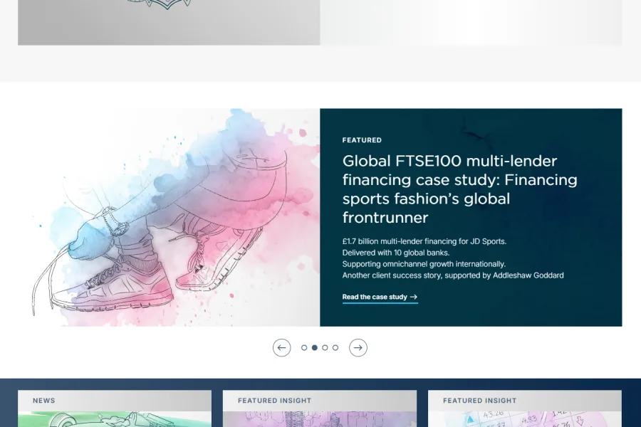 Addleshaw Goddard (ADG) – Corporate Website Redesign