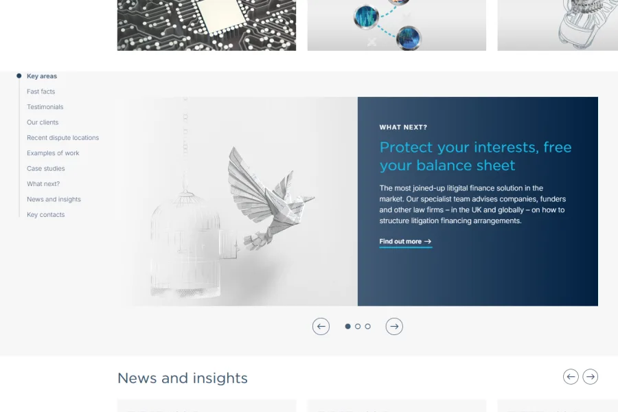 Addleshaw Goddard (ADG) – Corporate Website Redesign